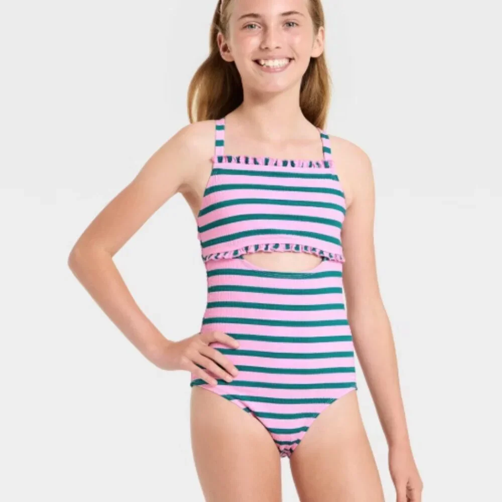 Cat & Jack | Sandy Days One Piece Swimsuit- NWOT